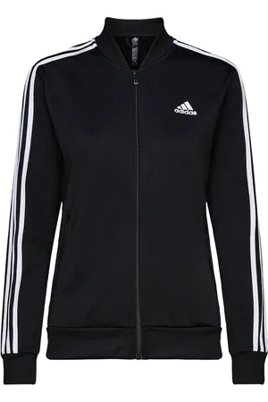 adidas Essentials 3-Stripes Tracksuit Black