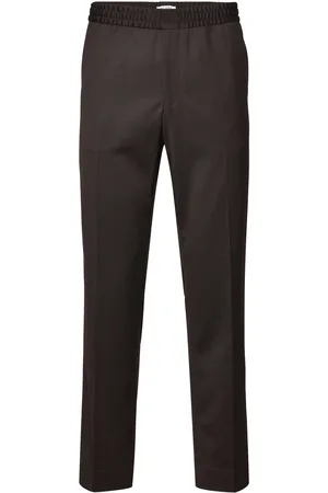 Filippa K Relaxed Wool Trousers Brown