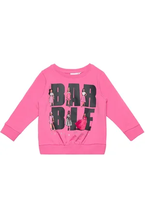NAME IT Nmfalma Barbie Sweat Bru Box Sky Pink