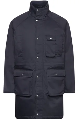 Les Deux Montana Parka Coat Navy