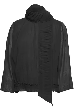 Ganni Pleated Georgette