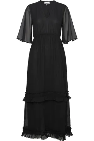 Ganni Pleated Georgette