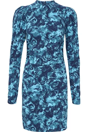 Gestuz Ravagz Slim Dress Blue
