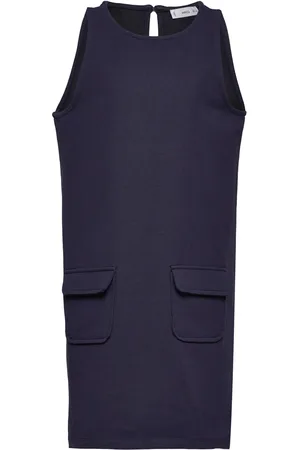 MANGO Knitted Pinafore Dress