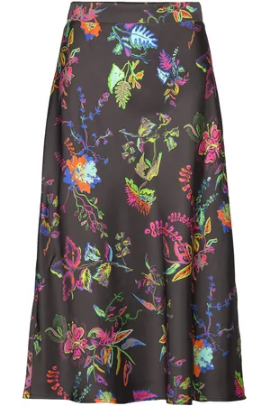 Coster Copenhagen Skirt In Glowing Print Black
