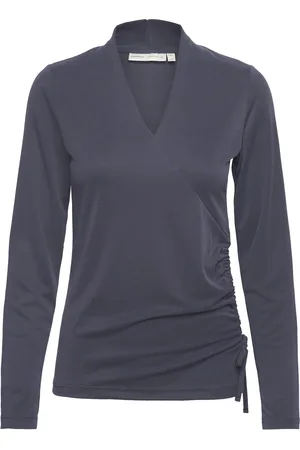 INWEAR Grayseniw Wrap Top Navy