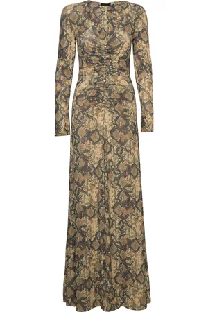ROTATE Stretchy Maxi Dress Yellow