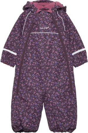 CeLaVi Wholesuit - Aop, W. 2 Zippers Purple