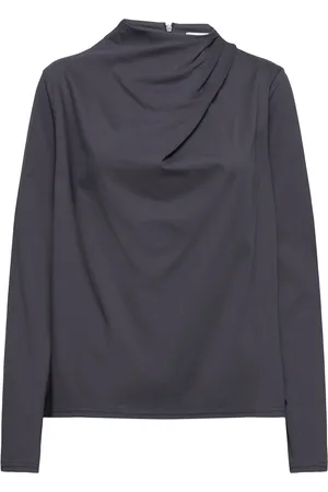 Ahlvar Gallery Jade Jersey Blouse Grey