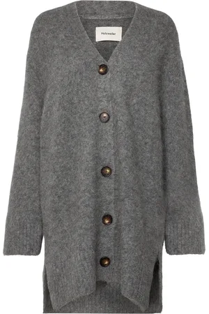 Holzweiler Passage Fluffy Knit Cardigan Grey
