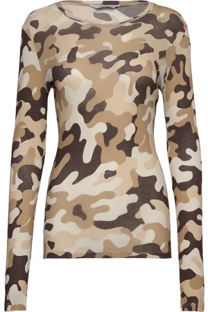 Envii Envelda Ls Tee Aop 5328 Brown