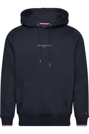 Tommy Hilfiger Tommy Logo Tipped Hoody Navy