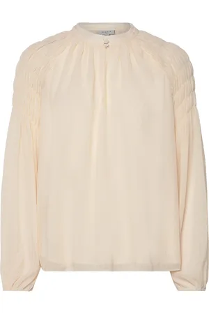 Dante 6 D6Aubrey Smocked Blouse Cream