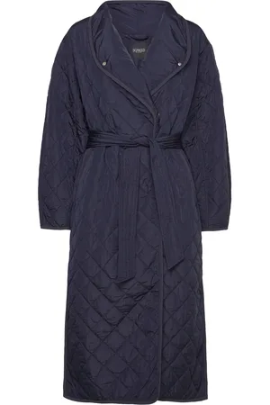 Soaked in Luxury Slumina Coat Navy