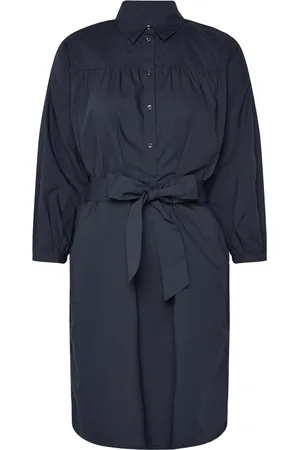 ESPRIT Women Dresses Light Woven Midi Blue