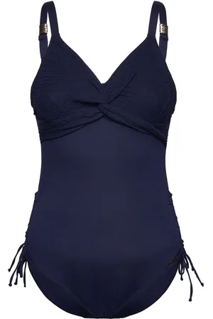Fantasie Ottawa Uw Twist Front Swimsuit With Adjustable Leg Blue