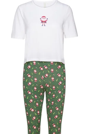 ONLY Onlliga X-Mas Nightwear Set White