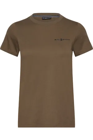 Sail Racing W Gale Logo Tee Khaki