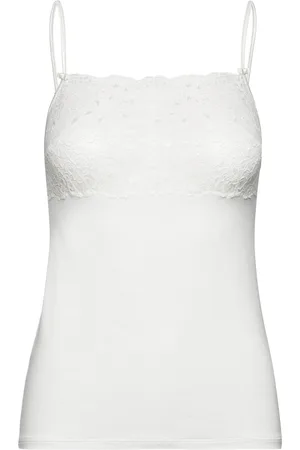 Calida Sensual Secrets Spaghetti Top White