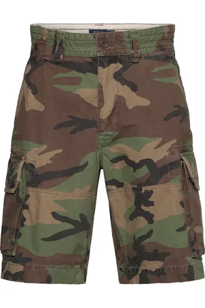 Ralph Lauren 10.5-Inch Classic Fit Camo Cargo Short Khaki