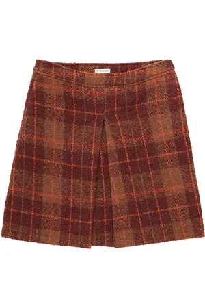 TOM TAILOR Skirt Boucle Brown