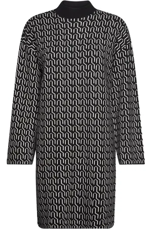 VERO MODA Vmgoldneedle Art Ls Short Highneck Dress