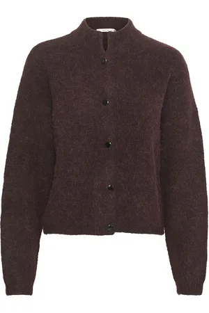 Gestuz Alphagz Short Cardigan Burgundy