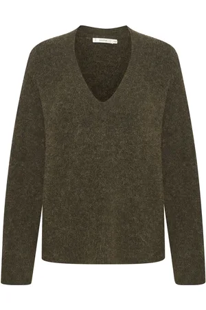 Gestuz Alphagz V-Pullover Khaki