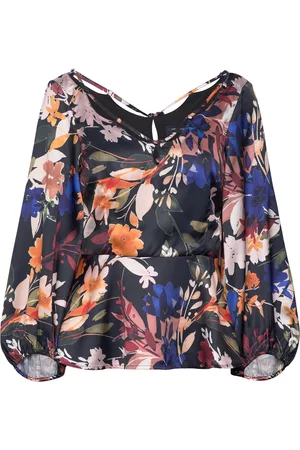 French Connection Brooke Aleeya Satin Top Black