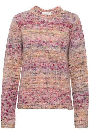 Cream Crvinnah Knit Pullover Pink