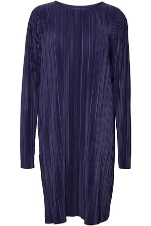VERO MODA Vmaurora Ls O-Neck Short Dress Jrs Purple