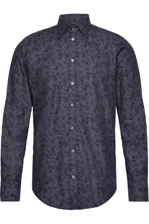 BOSWEEL SHIRTS EST. 1937 Slim Fit Mens Shirt Navy