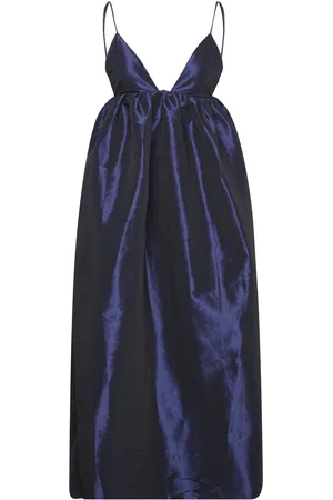 Ganni Shiny Taffeta Blue