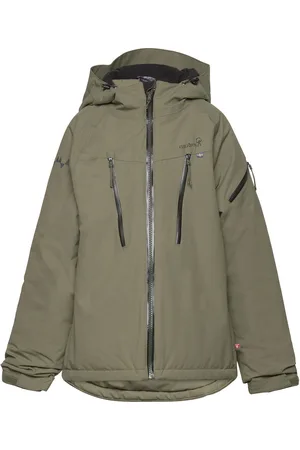Isbjorn Of Sweden Carving Winter Jacket Teens Khaki