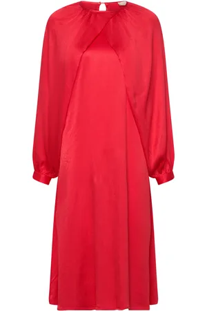 Soaked in Luxury Slmela Dress Red