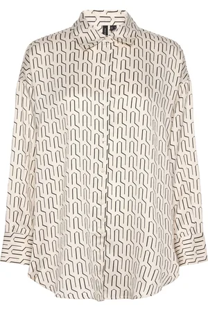 VERO MODA Vmdaisy Das Ls Over Shirt Wvn Cream