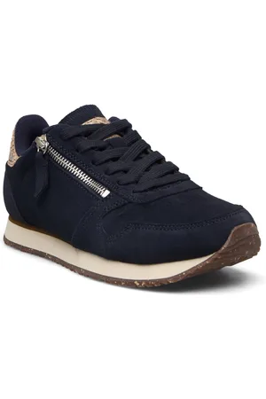 Woden Ydun Suede Zipper Navy