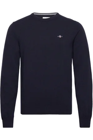 GANT Superfine Lambswool C-Neck Navy