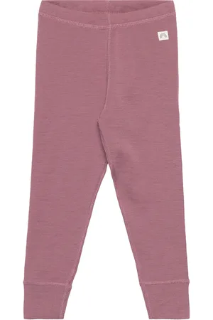 Lindex Leggings Wool Baby Solid Pink