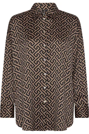 VERO MODA Vmdaisy Das Ls Over Shirt Wvn Brown