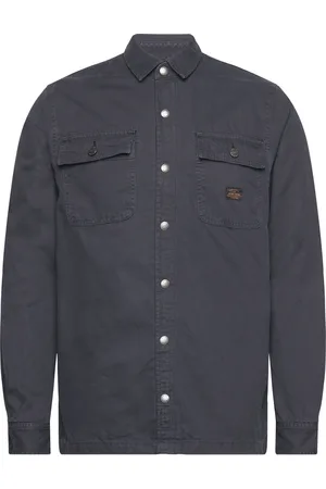 Superdry Canvas Workwear Overshirt Navy