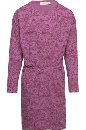 Soft Gallery Sgvigdis Owl L_S Dress Purple