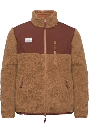 Resteröds Panel Zip Fleece Brown