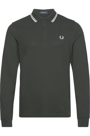 Fred Perry Ls Twin Tipped Fp Shirt Khaki