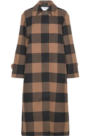SELECTED Slfevana Long Wool Coat Brown