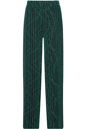 VERO MODA Vmkanz Sibe Hw Wide Pant Jrs Green