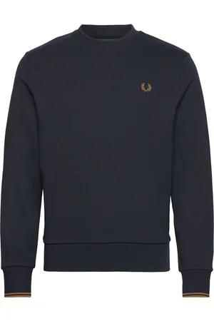 Fred Perry Crew Neck Sweatshirt Navy