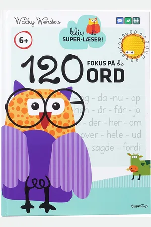 Barbo Toys Lær 120 Ord Med Wacky Wonders - Læringsbog - Dk Patterned