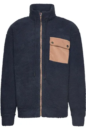 Denim Project Dpcord Detail Teddy Jacket Navy