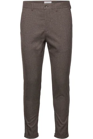 Lindbergh Melange Superflex Pants Brown